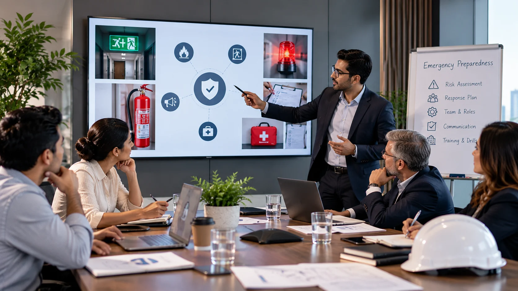 An Advisor guiding a family through a hospital admission